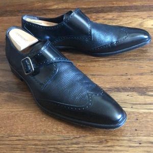 Mezlan Black Leather Shoes 11